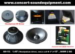 Nightclub Sound Equipment 15" Full Range Speaker