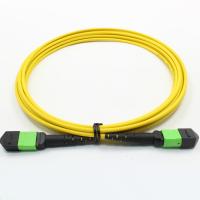 Buy cheap Single Mode 2m MPO Optical Cable 12 Core Bundled 120N product