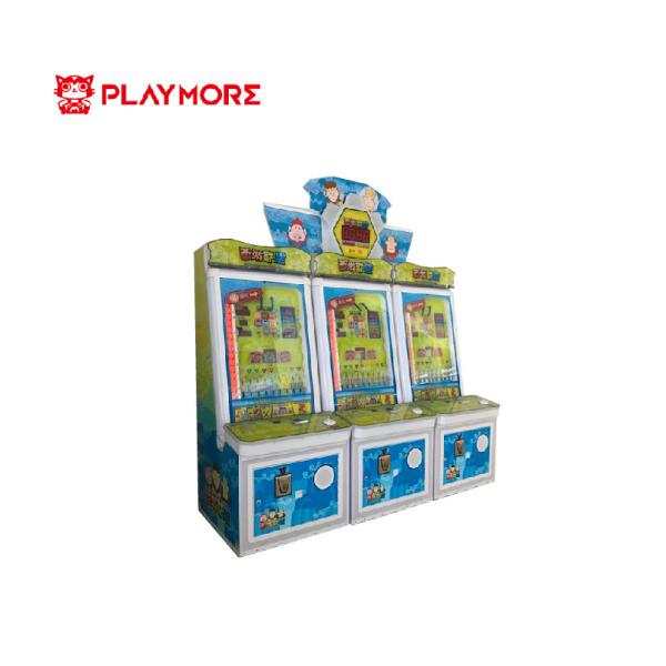 Buy cheap Coin Operated Lottery Treasure Quest Arcade Machine 540W Drop Ball Game 3 Players from wholesalers