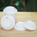 80mm Compostable Biodegradable Coffee Cup Lids SGS CE