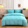 Buy cheap Contrast Color 4 Pcs Microfiber Bedding Set Solid Green Duvet Cover for King Size Bed from wholesalers
