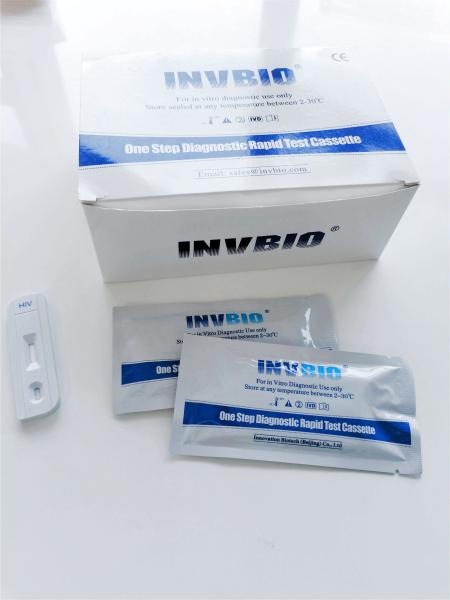 Buy cheap Antibody Hiv 1 2 Rapid Test Kit Colloidal Gold from wholesalers