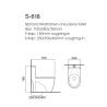 Buy cheap White One Piece Ceramic Toilet Automatic Modern Cupc Certified For Home Or Hotel from wholesalers
