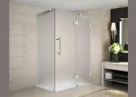 Buy cheap Safety Frosted Tempered Glass , Frameless Sliding Glass Thickness Customized from wholesalers