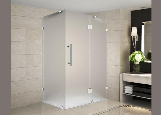Buy cheap Safety Frosted Tempered Glass , Frameless Sliding Glass Thickness Customized from wholesalers