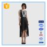 Buy cheap 2016 Fashion Ladies Linen Chiffon Dress With Short Front Long Back from wholesalers
