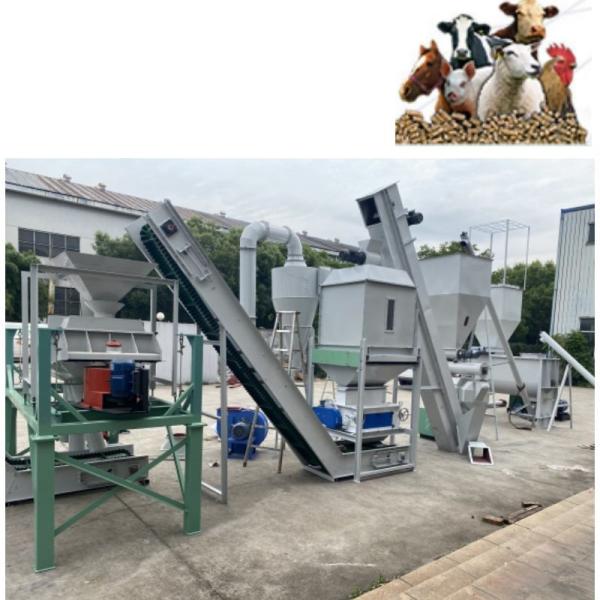 Buy cheap 500kg/H Animal Feed Pellet Production Line Ring Die Poultry Feed Pellet Mill Animal Feed from wholesalers