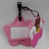 Buy cheap Pink Hello Kitty Friends Rubber PVC Luggage Tags Suitcase Luggage Tags With Black Plastic Rope, Accept OEM 2D Or 3D from wholesalers