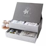 Baby Shower Custom Double Layer Gift Box For Clothes Packaging