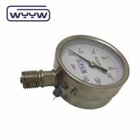 Buy cheap 60mm Bourdon Tube Pressure Gauge No Oil Oxygen Pressure Gauge Meter product