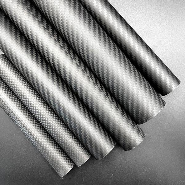 Buy cheap Roll Wrapping 3K Carbon Fiber Weave Tube Wear & Corrosion Resistant from wholesalers