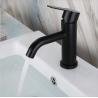 Buy cheap SUS304 Stainless Steel Single Hole Single Handle Basin Mixer In Matte Black SN from wholesalers