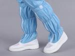 Pu Leather Mesh Cleanroom Anti Static Work Boots With PVC Outsole