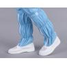 Buy cheap Pu Leather Mesh Cleanroom Anti Static Work Boots With PVC Outsole from wholesalers