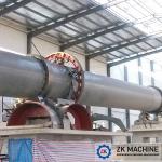 Big Capacity Industrial Rotary Sand Dryer Easy Maintenance Simple Structure