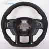 Buy cheap Sports Twill Gloss Ford Carbon Fiber Steering Wheel Raptor Red Leather from wholesalers