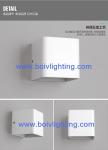 Colorful LED Light Body Indoor Wall Lamp 5W BV6022 Aluminum 100*100*100MM