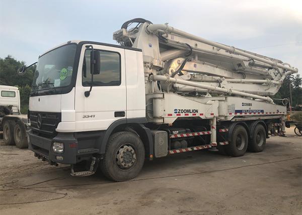 Buy cheap 40m 500L Concrete Boom Truck , Used Benz Truck 3 Axle For Construction from wholesalers