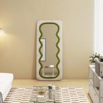 Living Room Oversized Floor Mirror Freestanding Full Length Mirror Large Wood