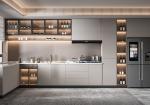 Manufacturer Cupboard Design Corner Freestanding Pantry Kitchen PVC Cabinets