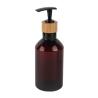 Buy cheap 7oz 10oz 16oz Cosmetic Lotion Bottle Slanted Shoulder 200ml 300ml 500ml Amber PET Bottle from wholesalers