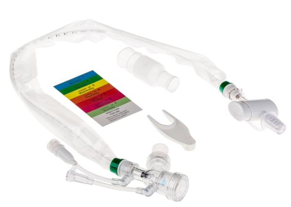 Buy cheap Endotracheal Length 600mm Closed Suction Catheter 16Fr Closed Inline Suction for Airway Management from wholesalers