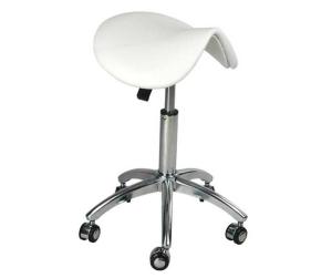 Wholesale Ergonomic Saddle Seat Office Chair Stool , White Saddle Leather Chair Swivel Freely from china suppliers