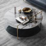Round SS Coffee Table Sets Hotel Center Home Living Room Furniture