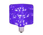 Child Bedroon 3w Decorative Filament Light Bulbs G80 Ice Square Glass