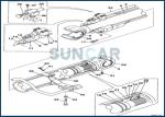 LZ00451 Boom Cylinder Seal Repair Kit for CNH Wheel Loader CX160
