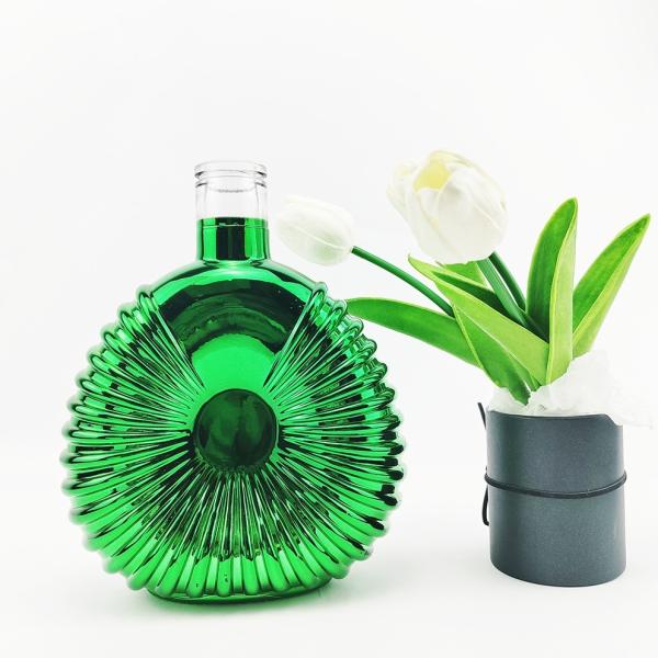 Buy cheap Manufacturers Glass 750ml Whiskey Vodka Spirits Wine Bottles with Cork OEM/ODM Welcome from wholesalers