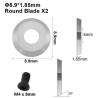 Buy cheap 10PCS Woodturning Round Carbide Inserts R8.9mm Indexable For DIY Woodworking Lathe from wholesalers