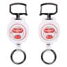 Buy cheap Deyi Badge Reel Stainless Steel Cord Suitable For Men And Women White from wholesalers