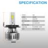 Buy cheap 4500k Color Temperature YAYE 80V 4500LM High Power H4 Motorcycle Headlight from wholesalers