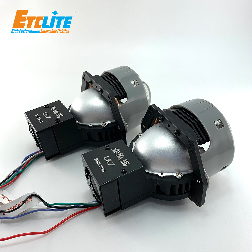 12V Led Headlight Bulb With Fan , Anti-Interference H4 6000k Led Bulb LK7 OEM