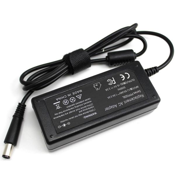 Black Color Laptop Power Supply Adapter , 7.4 * 5.0mm DC Connector HP Laptop