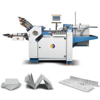 Buy cheap Durable Industrial Paper Folding Machine With Width 480mm 6 Buckle Plate For product