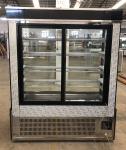 Vertical Bakery Glass Showcase , Fan Cooling Soft Drink Refrigerator 4 Shelf