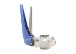 Stainless Steel Hygienic Butterfly Valve , DN100 Tri Clover Butterfly Valves