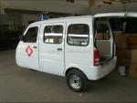 800W Closed Ambulance Motorized Tricycle for 4 People in Africa Passenger Drum