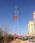 Free standing steel lattice tower