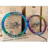 Buy cheap Road Bicycles 20 Inch Aluminum Alloy Wheelset 8/9/10/11 Speed 4 Bearing Double Wall Rainbow Color from wholesalers