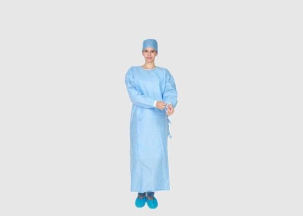 Dust Proof Disposable Surgical Gown Alcohol Resistance For Personal Health