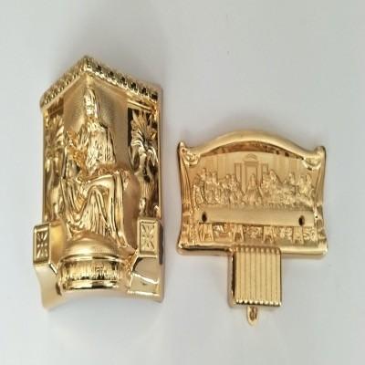 Buy cheap Gold Color Plastic Material Coffin Corners Model 9# from wholesalers