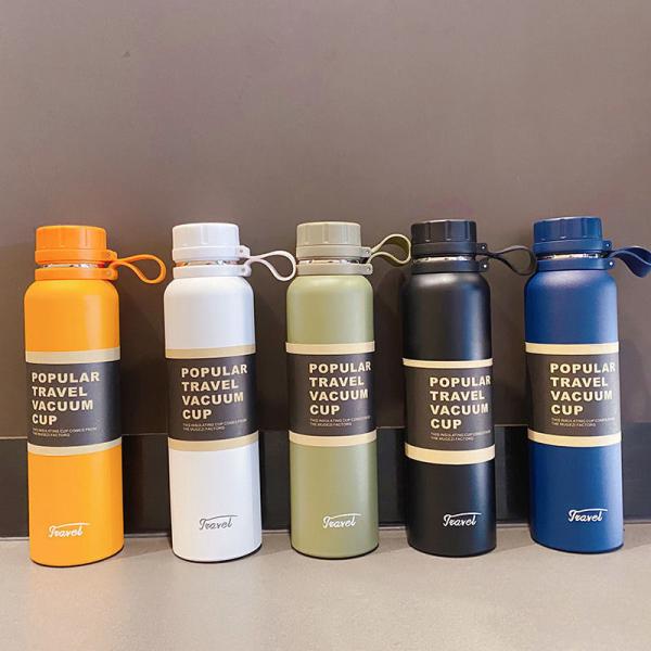 Buy cheap Flask Vacuum Outdoor Kids Exclusive Custom Logo Large Capacity Portable Stainless Steel Bottle Sports Water Bottle from wholesalers