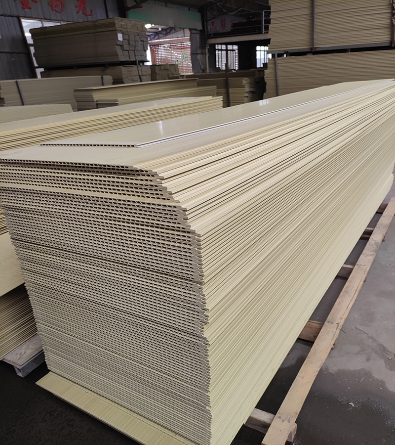 Waterproof Interior Ceiling Bamboo Fibre Pvc Wood Wall Panels for Design Home Decor