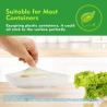 Buy cheap 100% Compostable Kitchen Cling Wrap Biodegradable Corn PLA Food Film Roll With Slide Cutter from wholesalers