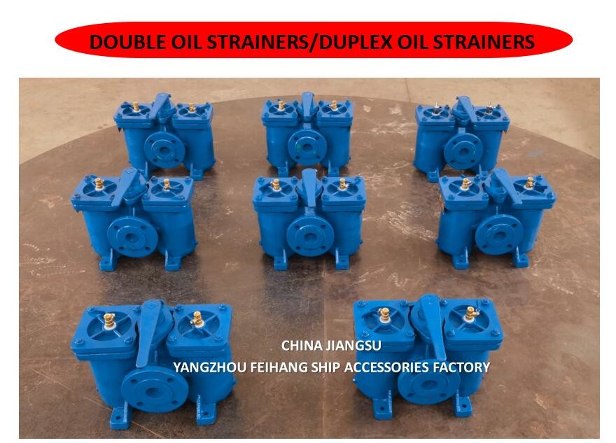 2"-DN50 Double Oil Filter & Duplex Oil Filters Model AS16050 Cb/T425 Body Cast Iron Filter Cartridge Stainless Steel