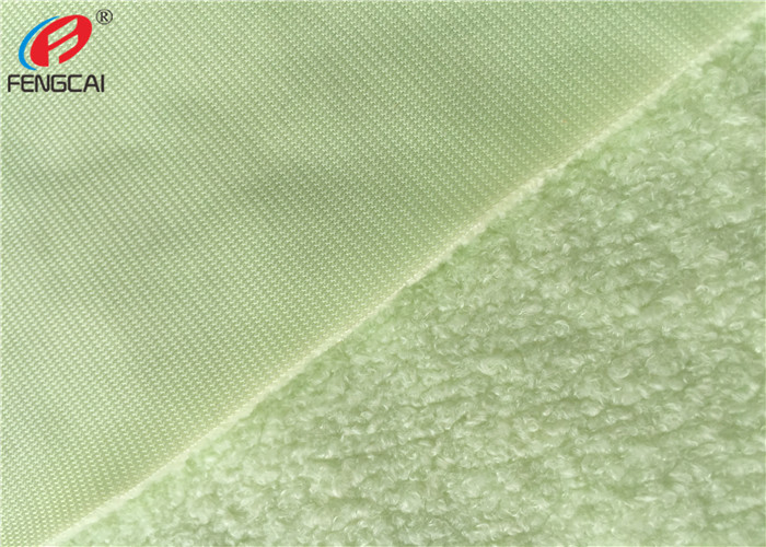 Super Soft Curly Terry Brushed Toy Fabric , Poly Tricot Material For Pillow