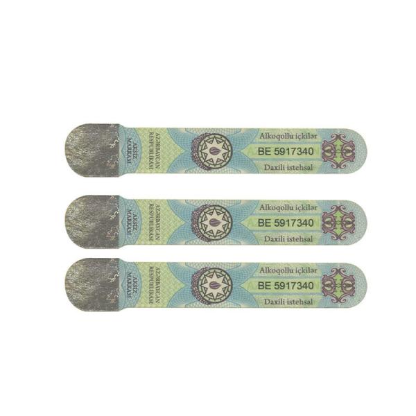 Buy cheap Fluorescent Printing Wine Label Stickers Adhesive Security Tax Mark from wholesalers